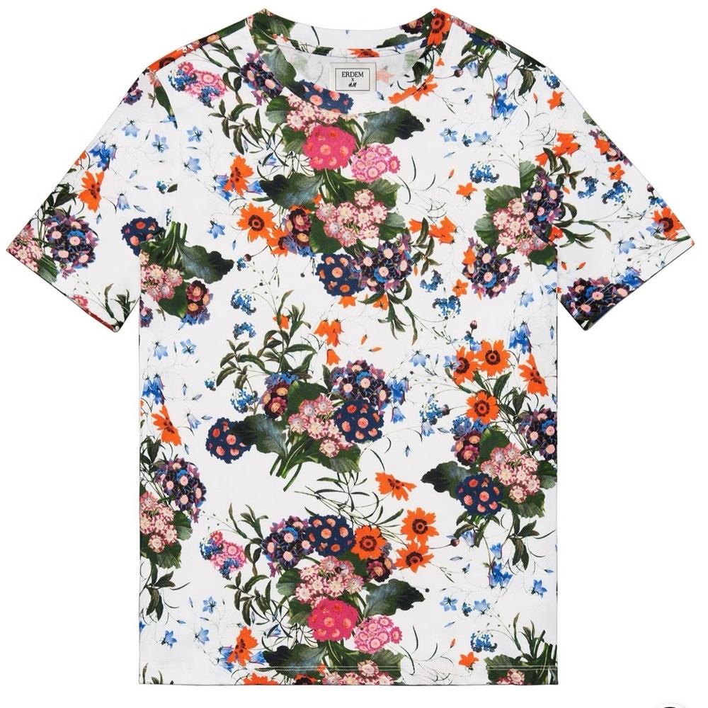 ERDEM x H&M Limited Edition Flower Print T-Shirt